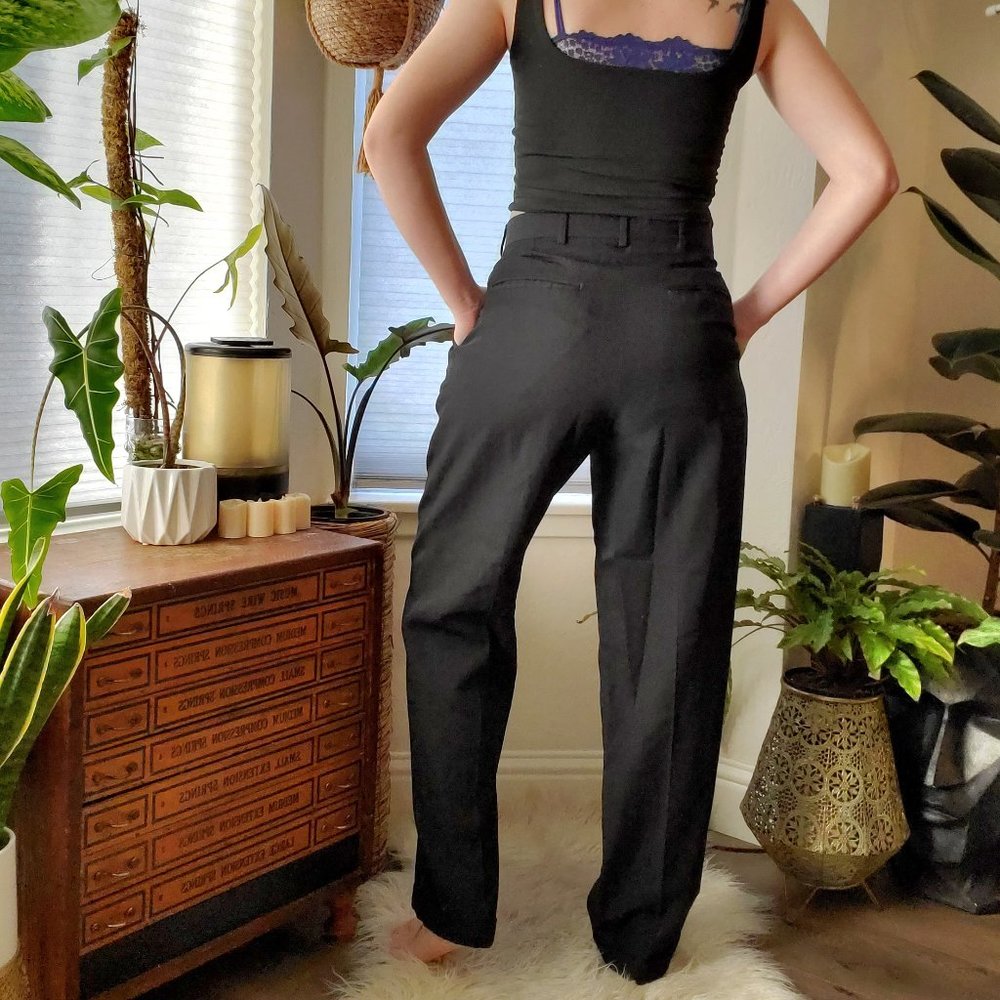 vintage 1990s black trousers - Picture 2 of 10